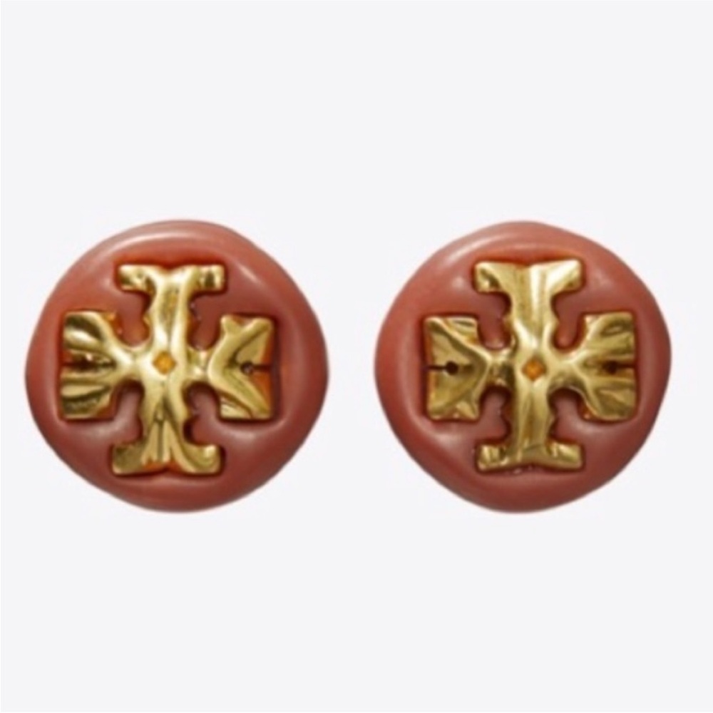 ( final sale ) Burch Roxanne Button stud earrings - Picture 2 of 5